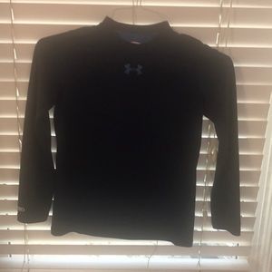 Boys LS size M Under Armour shirt navy blue